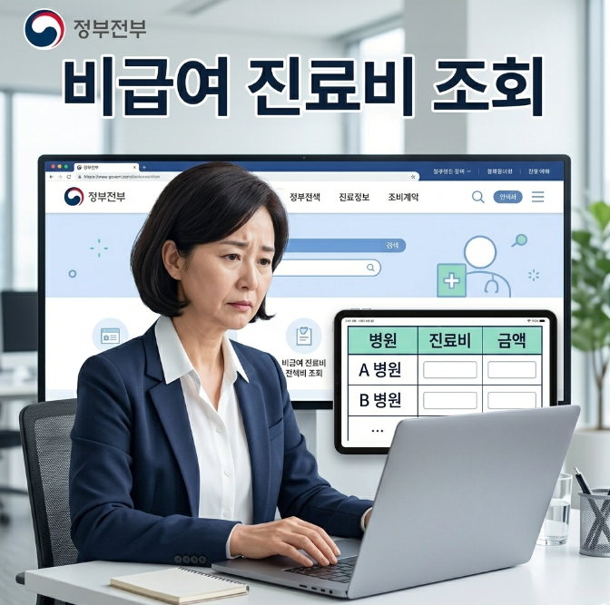 비급여 진료비 관리 조회방법 (건강보험심사평가원) 비급여 진료비 관리 조회방법 (건강보험심사평가원)